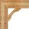 Ekena Millwork Olympic Block Rough Sawn Bracket, Western Red Cedar, 6"W x 22"D x 22"H BKT06X22X22OLY05RWR - alternate 2